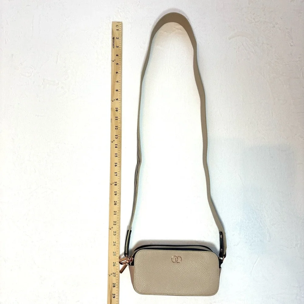 Crossbody Cell Phone And Essentials Purse Bag Caboodles Blush Pink Tan Nude Navy